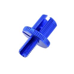   Állítócsavar, kábelhez, M8, 20mm, alu, CNC, fekete, Racing Force