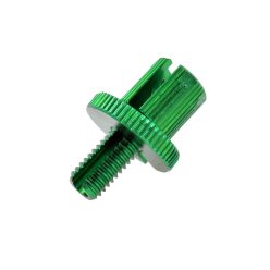   Állítócsavar, kábelhez, M8, 20mm, alu, CNC, zöld, Racing Force