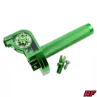 Gázmarkolat, RACING FORCE, ALU CNC, zöld