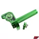 Gázmarkolat, RACING FORCE, ALU CNC, zöld