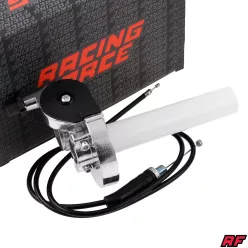 Gázmarkolat, RACING FORCE, univerzális, ezüst