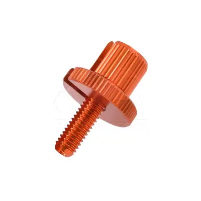 Bowdenállító csavar, M6X20 mm, alu, CNC, narancs, Racing Force