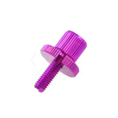 Bowdenállító csavar, M6X20 mm, alu, CNC, lila, Racing Force