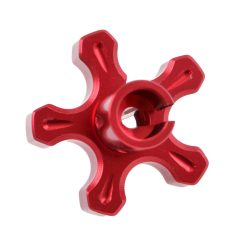   Állítócsavar, kábelhez, M8, 20mm, alu, CNC, piros, V2, Racing Force