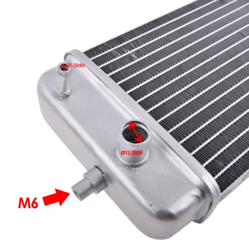 Univerzális radiátor kereszt, SENDA AM6, RACING FORCE