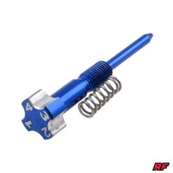   Karburátor keverékbeállító csavar, alu, CNC, kék, PWK, Racing Force