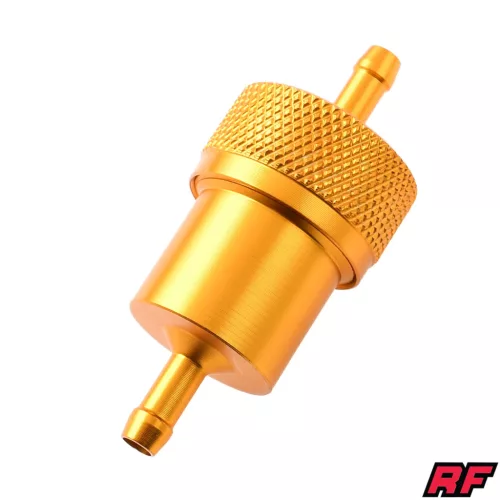 Üzemanyagszűrő, ALU CNC, arany V4, RACING FORCE