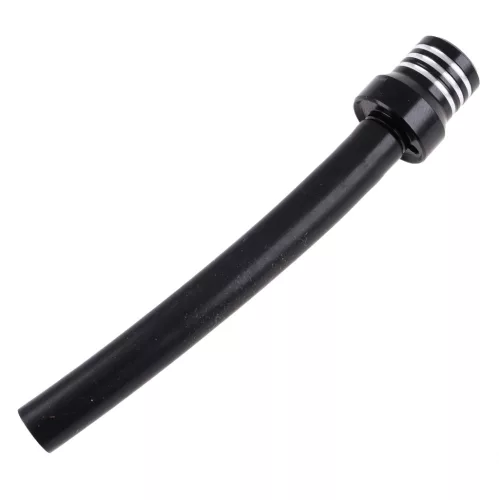 Üzemanyagtartály szellőző, ALU CNC, univerzális, fekete + fekete, V2, RACING FORCE