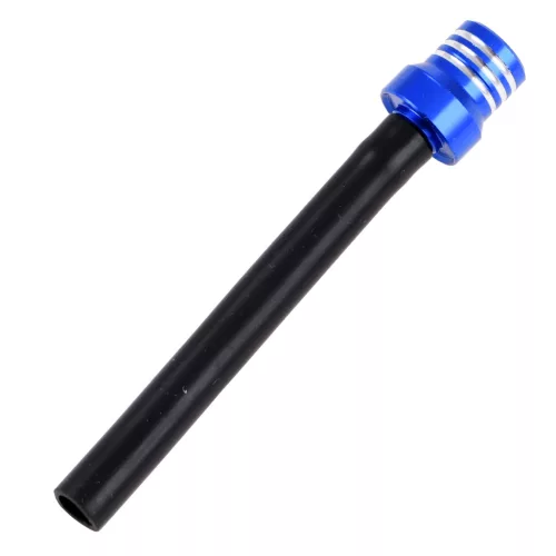 Üzemanyagtartály szellőző, ALU CNC, univerzális, kék + fekete, V2, RACING FORCE
