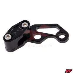   Fékcső tartó, fekete, alu, CNC, Simson S50, S51, Racing Force