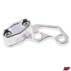   Fékcső tartó, ezüst, alu, CNC, eloxált, Simson S50, S51, Racing Force