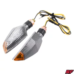   Irányjelző, RACING FORCE, LED, karbon, dinamikus, V15 készlet