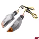 Irányjelző, RACING FORCE, LED, karbon, dinamikus, V15 készlet