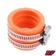 Szívócsonk, PWK karburátorhoz, 40MM, szilikon, narancssárga, RACING FORCE
