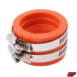   Karburátor csatalkokó gumcső, PWK, 40mm, szilikon, narancssárga, Racing Force