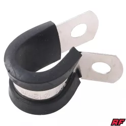 Kábelrögzítő, fém + gumi, 12MM, RACING FORCE