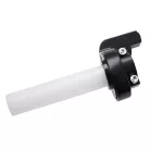 Gázmarkolat + ezüst bowden, RACING FORCE, univerzális, kék