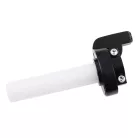 Gázmarkolat + ezüst bowden, RACING FORCE, univerzális, piros
