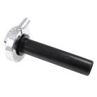 Gázmarkolat, RACING FORCE, univerzális + adapterek, ezüst