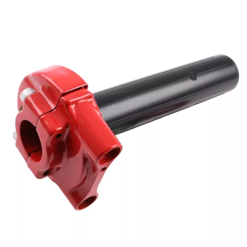 Gázmarkolat, RACING FORCE, univerzális + adapterek, piros