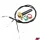 Gázmarkolat + bowden, RACING FORCE, univerzális, arany