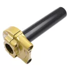 Gázmarkolat + bowden, RACING FORCE, univerzális, arany