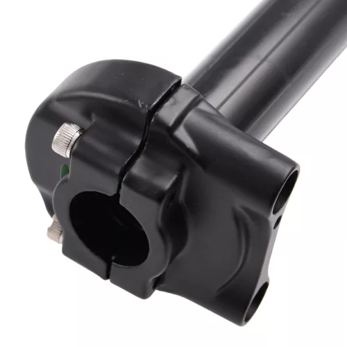 Gázmarkolat + bowden, RACING FORCE, univerzális, fekete