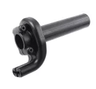 Gázmarkolat + fekete bowden, RACING FORCE, univerzális, két bowdenes, fekete