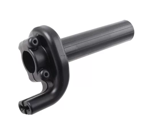 Gázmarkolat + fekete bowden, RACING FORCE, univerzális, két bowdenes, fekete