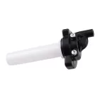 Gázmarkolat + fekete bowden, RACING FORCE, univerzális, V3, piros