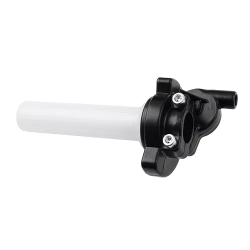 Gázmarkolat + ezüst bowden, RACING FORCE, univerzális, V2, arany