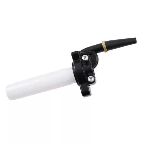 Gázmarkolat + fekete bowden, RACING FORCE, univerzális, átlátszó