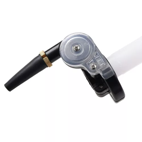 Gázmarkolat + fekete bowden, RACING FORCE, univerzális, átlátszó