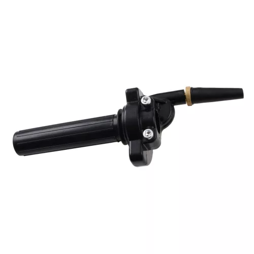 Gázmarkolat + fekete bowden, RACING FORCE, univerzális, átlátszó