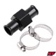 Hőmérséklet érzékelő adapter, 1/8", 18MM, ALU CNC, fekete, RACING FORCE