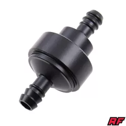 Üzemanyagszűrő, fekete, ALU CNC, 8MM, RACING FORCE