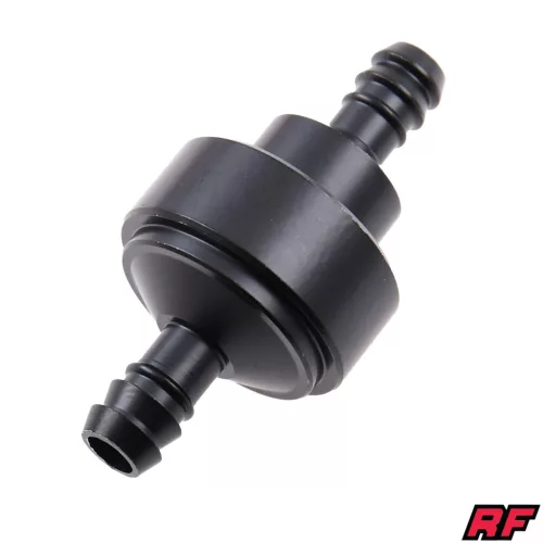 Üzemanyagszűrő, fekete, ALU CNC, 8MM, RACING FORCE