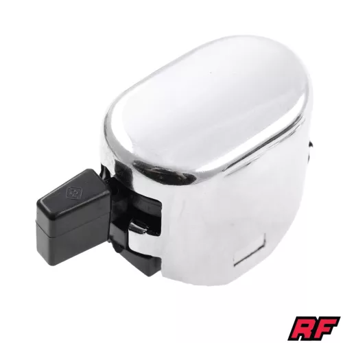 Világításkapcsoló, univerzális, króm, 2 állású, RACING FORCE