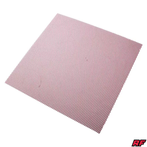 Alumínium háló, RACING FORCE, kis lyukú, 30x30cm, piros