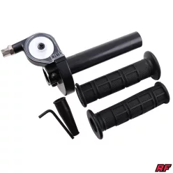   Gázmarkolat, RACING FORCE, rövid STROKE, univerzális, fekete