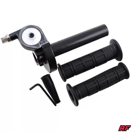 Gázmarkolat, RACING FORCE, rövid STROKE, univerzális, fekete
