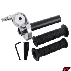  Gázmarkolat, RACING FORCE, rövid STROKE, univerzális, króm