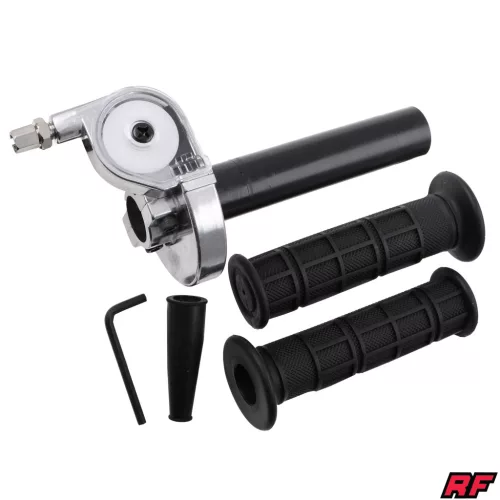 Gázmarkolat, RACING FORCE, rövid STROKE, univerzális, króm
