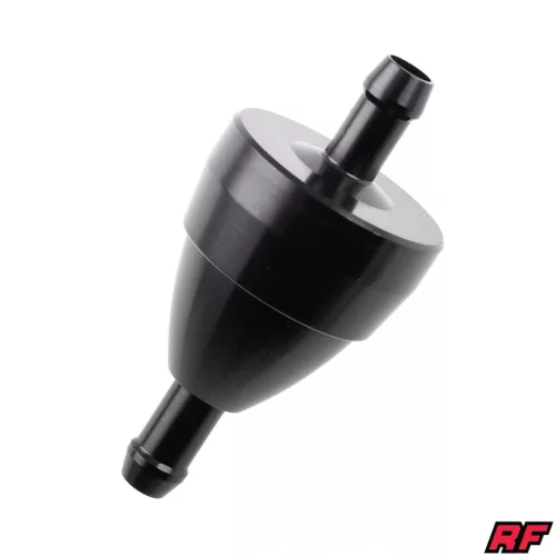 Üzemanyagszűrő, ALU CNC, fekete V5, RACING FORCE