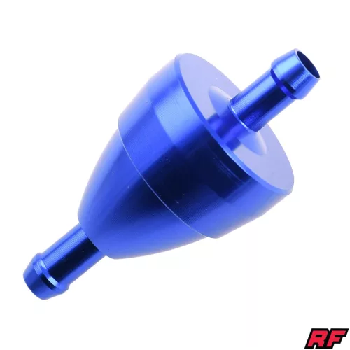 Üzemanyagszűrő, ALU CNC, kék V5, RACING FORCE