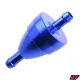 Üzemanyagszűrő, ALU CNC, kék V5, RACING FORCE