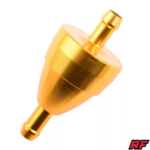 Üzemanyagszűrő, ALU CNC, arany V5, RACING FORCE