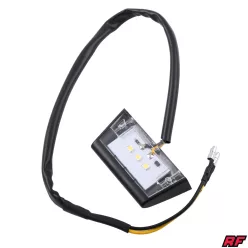   Rendszámtábla világítás, átlátszó, univerzális, LED, fekete, RACING FORCE