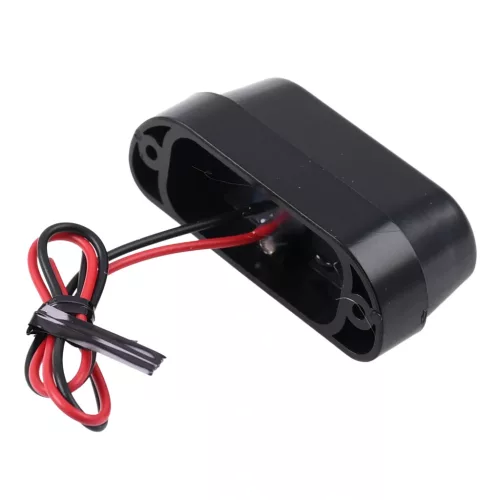 Rendszámtábla világítás, átlátszó, univerzális, LED, fekete, V2, RACING FORCE