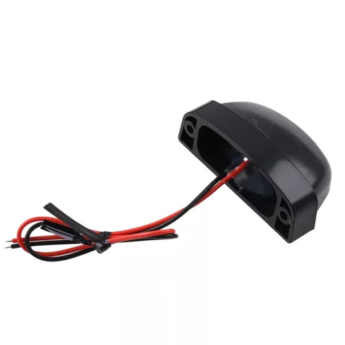 Rendszámtábla világítás, átlátszó, univerzális, LED, fekete, V3, RACING FORCE